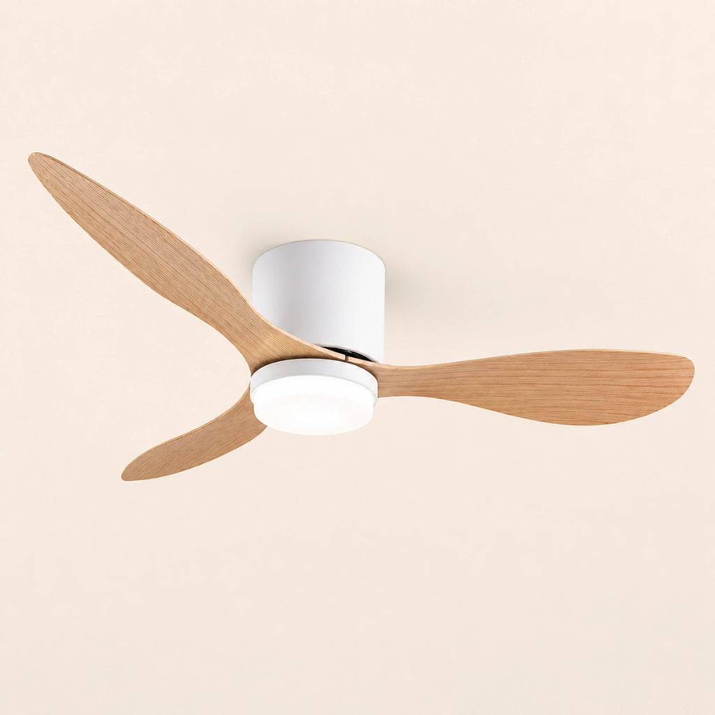 Ventilateur de Plafond Silencieux - Moteur DC, 6 Vitesses & LED Tricolore | Confort Thermique Discret