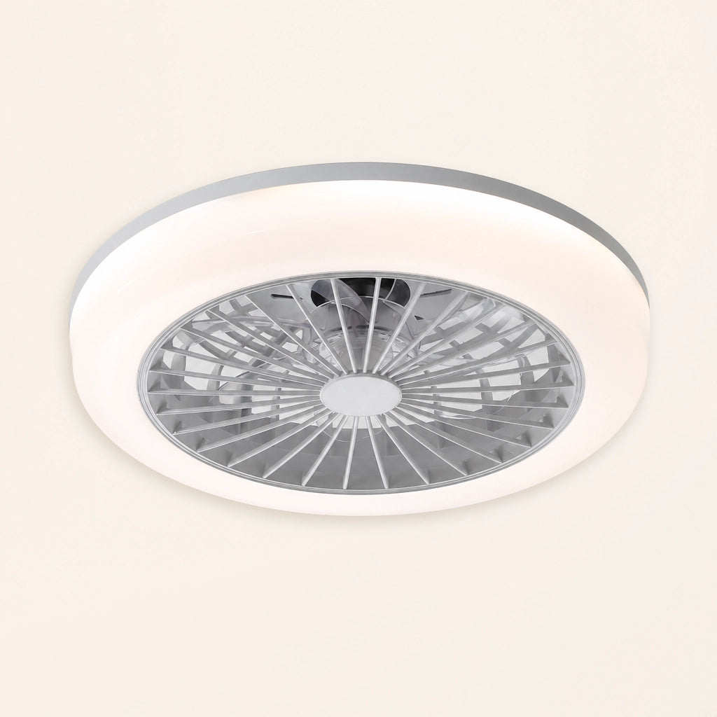 Ventilateur de Plafond Compact 45cm - 7 Pales & LED Intégrée | Idéal Petits Espaces