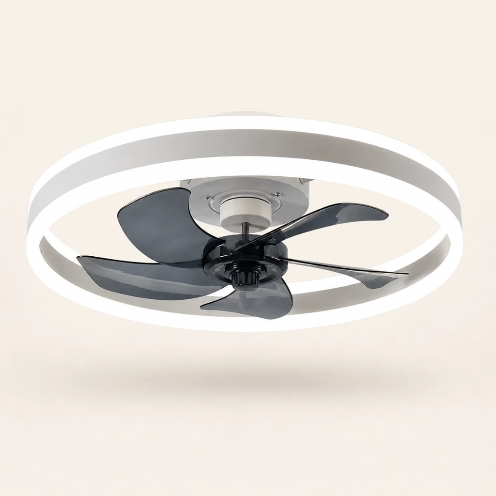 Ventilateur de Plafond Compact - LED Intégrée & Télécommande | Silencieux pour Chambre et Salon
