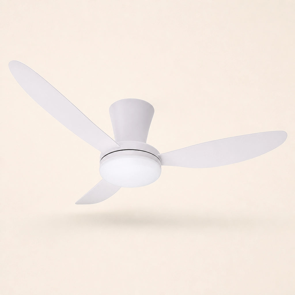 Ventilateur de Plafond Moderne 3-6 Pales - Moteur DC & LED Tricolore | Silencieux 30-34 dB