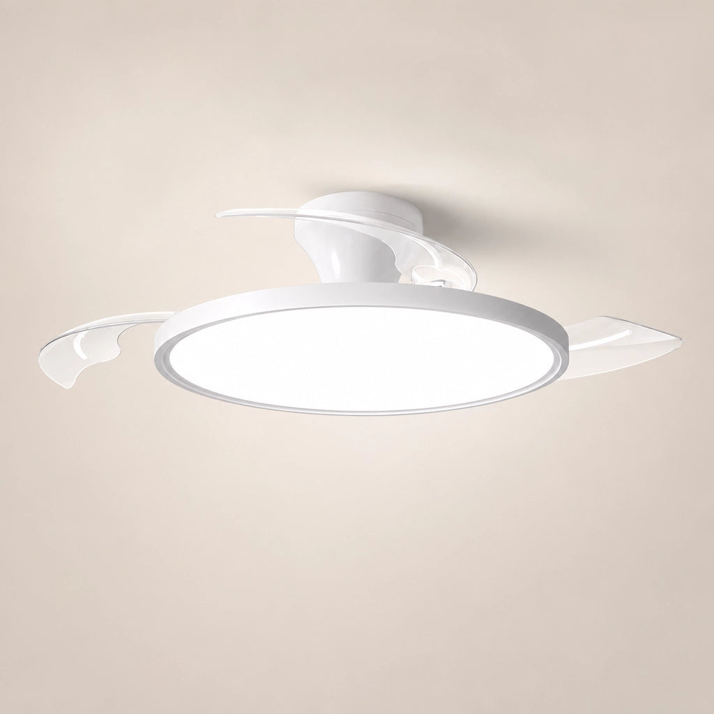 Ventilateur de Plafond Invisible - Moteur DC & LED Intégrée | Grand Volume d'Air, Design Épuré